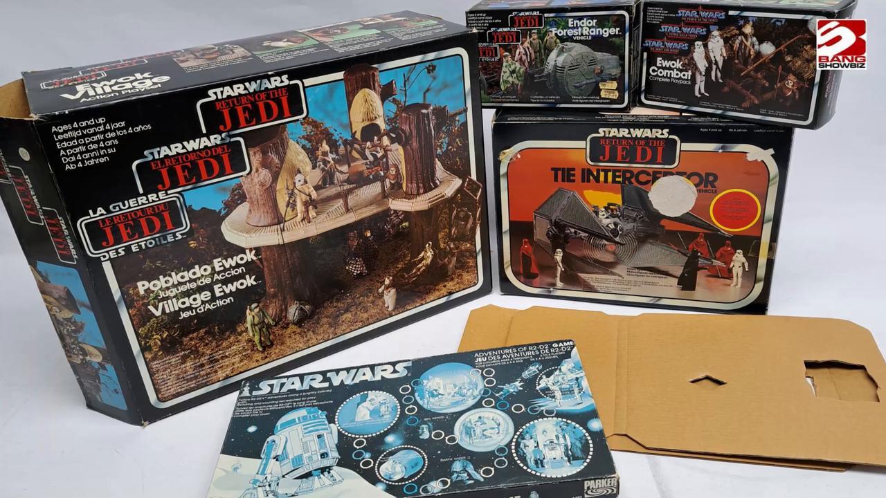 An array of Star Wars memorabilia has been sold for thousands at auction