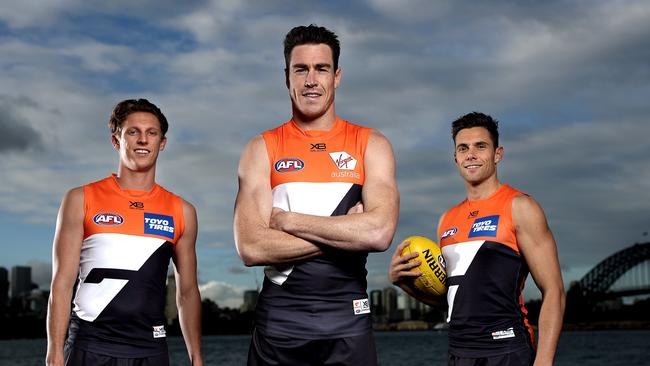 Josh Kelly has already re-signed with GWS, with Lachie Whitfield and Jeremy Cameron in talks over new contracts. Picture: Phil Hillyard.