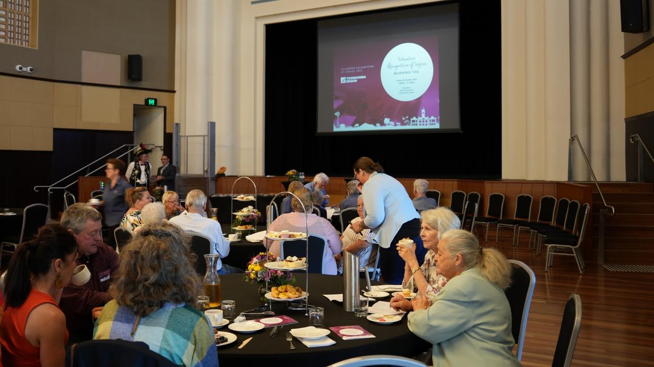 Councillors and staff gathered to honour community volunteers for their dedication to years of service