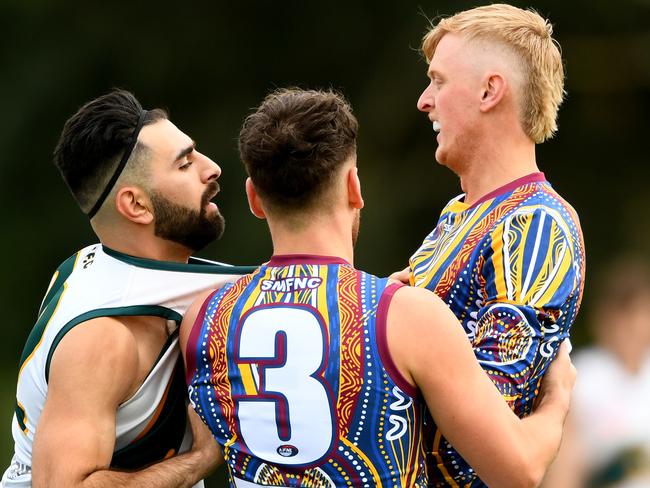 NFNL: Action from the clash between Northcote Park and South Morang. Picture: Josh Chadwick