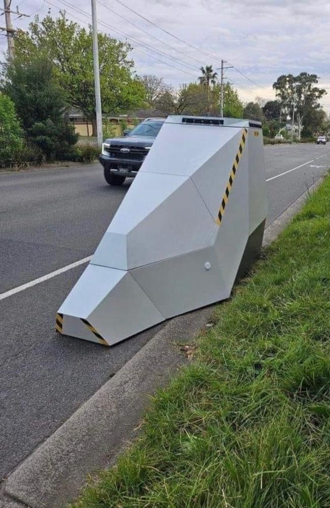 Aussies have been left confused at an autonomous speed camera. Picture: Jacqui Felgate/Instagram