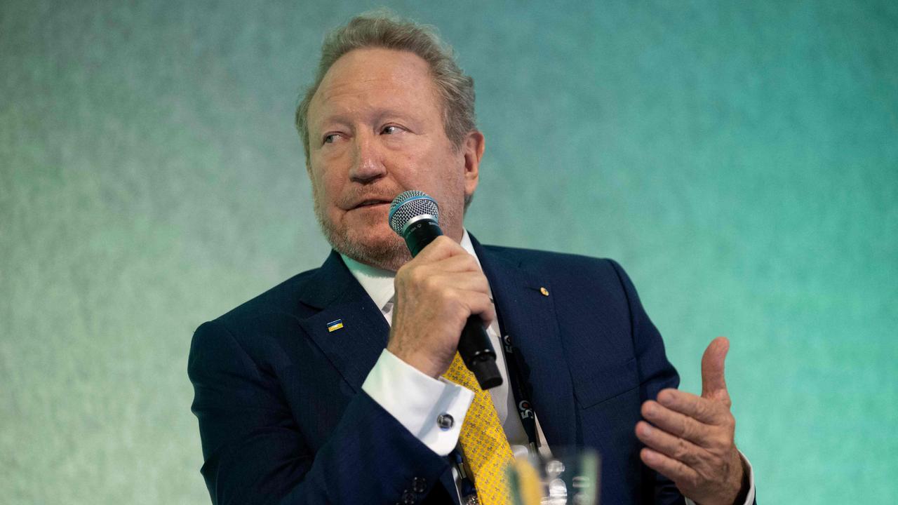 Fortescue Founder Andrew Forrest had promised to become a major hydrogen exporter by the end of the decade. Picture AFP/ ASEAN Australia special summit 2024 / Penny Stephens