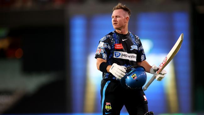 D’Arcy Short of the Strikers has been named in the NT Strike side for the 2024 Top End T20 Series. Picture: Kelly Barnes/Getty Images.