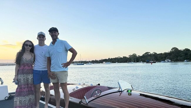 Australian F1 Champion Oscar Piastri and his girlfriend Lily Zneimer take a break from the fast lane, indulging in a serene and romantic river cruise along the picturesque Noosa River in Queensland. Photo: Instagram/@noosadreamboats.