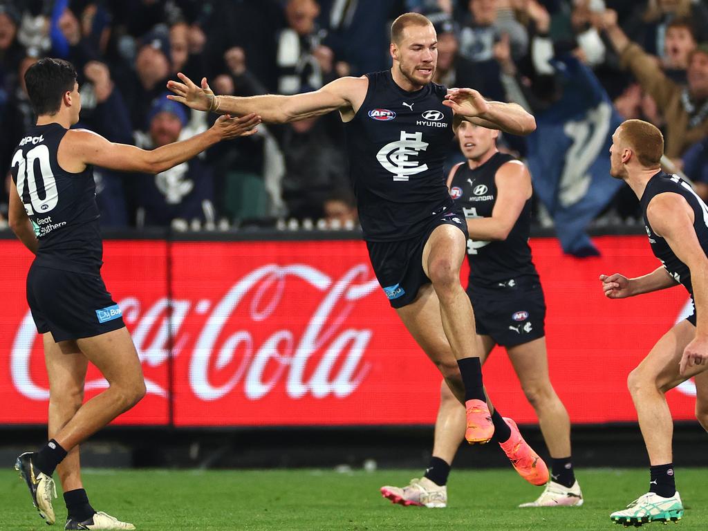 Harry McKay had a huge impact for the Blues. Picture: Quinn Rooney/Getty Images