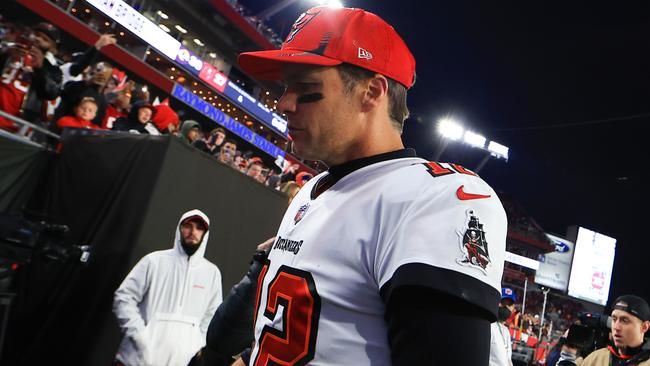 Tom Brady of the Tampa Bay Buccaneers. Photo by Mike Ehrmann/Getty Images