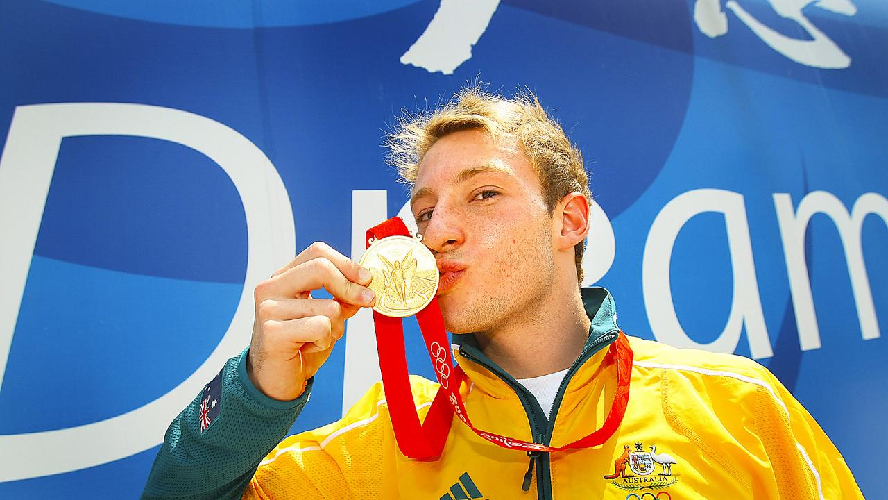 Mitcham with his 2008 gold medal.