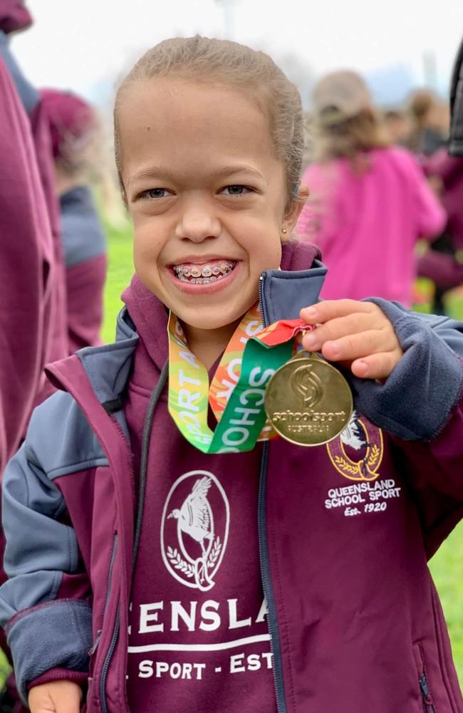 Mia Kertesz at the Australian School Championships.