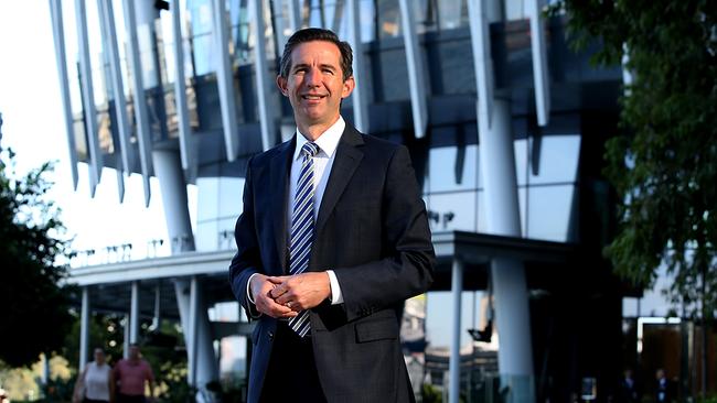 Finance Minister Simon Birmingham said the expansion will be a “mammoth task”. Picture: Jane Dempster/The Australian.