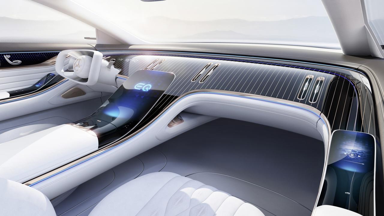 The Mercedes-Benz EQS concept pointed to the brand’s next-gen cabins.