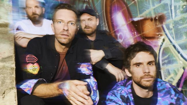 Coldplay lead a parade of blockbuster pop for the second half of 2021. Picture: Supplied / James Marcus Haney