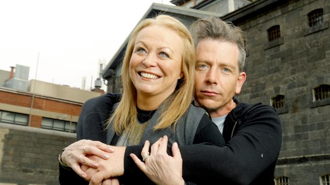 The family fun of Larrikins will be a long way from Animal Kingdom for Jacki Weaver and Ben Mendelsohn. Picture: Nicole Cleary