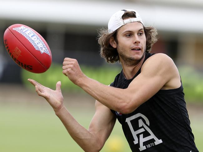 AFL - Port Adelaide training at Alberton Oval. Riley Grundy Picture SARAH REED