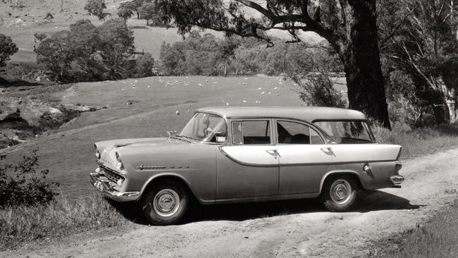 Holden’s FB Special wagon. The FB was the main rival for the new Ford.