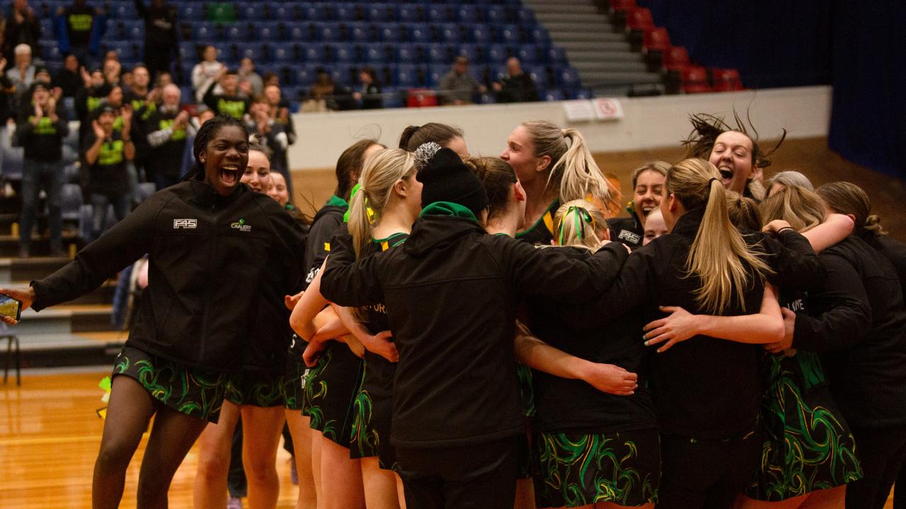 The Cavaliers under-19s celebrate their grand final win. Picture: PATRICK GEE/SUPPLIED