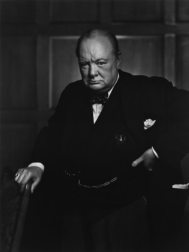 Winston Churchill.