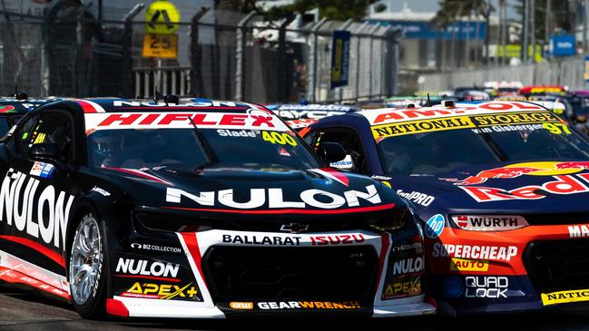 NEWCASTLE, AUSTRALIA – MARCH 12: (EDITORS NOTE: A polarizing filter was used for this image.) Tim Slade driver of the #4000 Nulon Racing Chevrolet Camaro during round 1, part of the 2023 Supercars Championship Series on March 12, 2023 in Newcastle, Australia. (Photo by Daniel Kalisz/Getty Images)