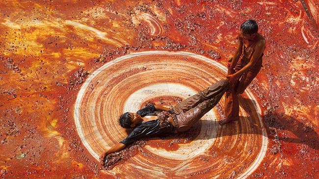 Holi festival in Mathura city, Uttar Pradesh, India. Picture: Sahil Lodha/www.tpoty.com