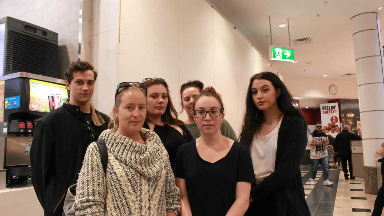 Rose City Carvery employees Samuel Carpenter, Stacey Williamson, Shareece Edney, Eleisha Edden, Katarina Roach and Serena Carpenter say they had no idea the eatery would be closing. Picture: Marian Faa