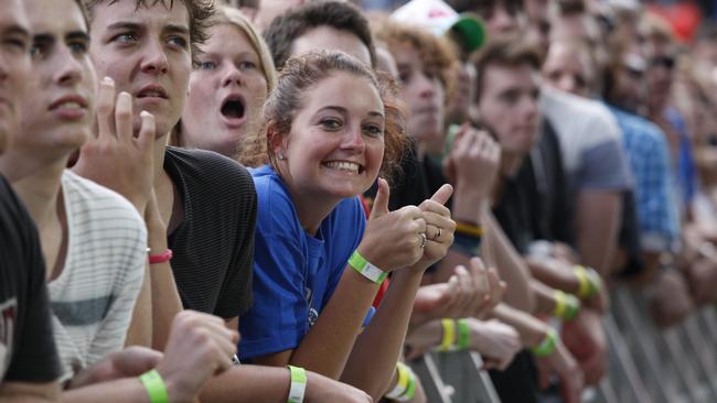 Metricon Stadium ahead of the main act the Foo Fighters — it will now host SandTunes.