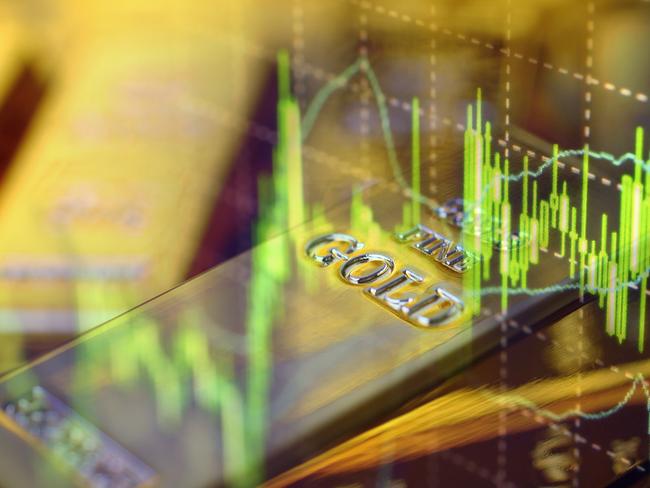 Global Gold Price Commodity Concept