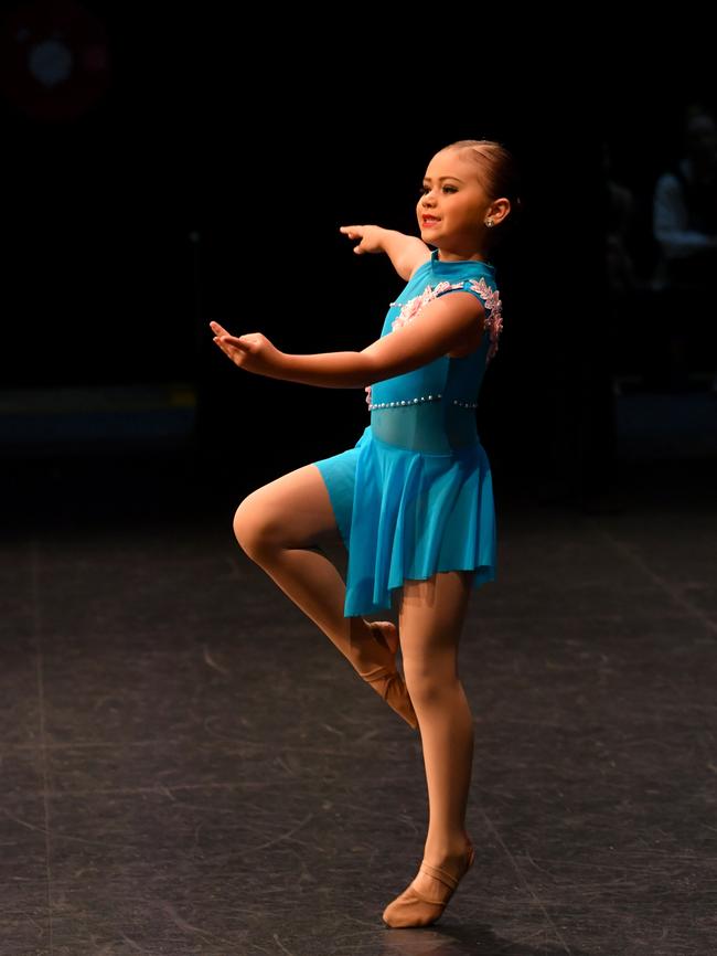 Townsville Eisteddfod. Modern Dance. Age 10. Slow Tempo Solo. Charlotte Lake. Picture: Evan Morgan