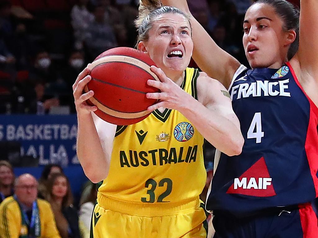 Brondello says the Opals need more out of plucky guard Sami Whitcomb. Picture: Getty Images