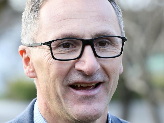 Senator Richard Di Natale wants to ban the reading of the Lord’s Prayer in parliament. Picture: Chris Kidd