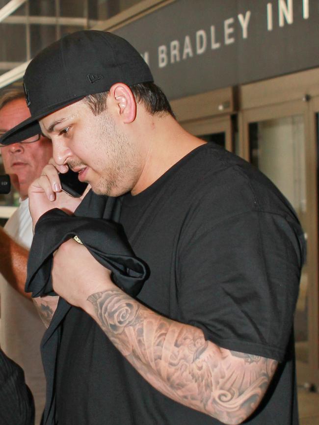 Rob Kardashian has put on weight in recent times as he battles depression.