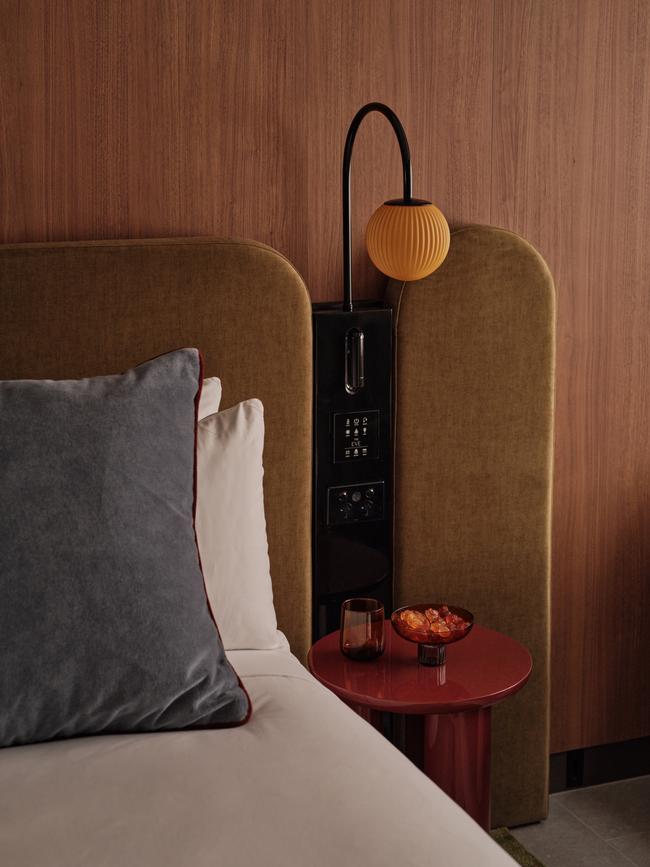 Guestrooms at The Eve Hotel Sydney.