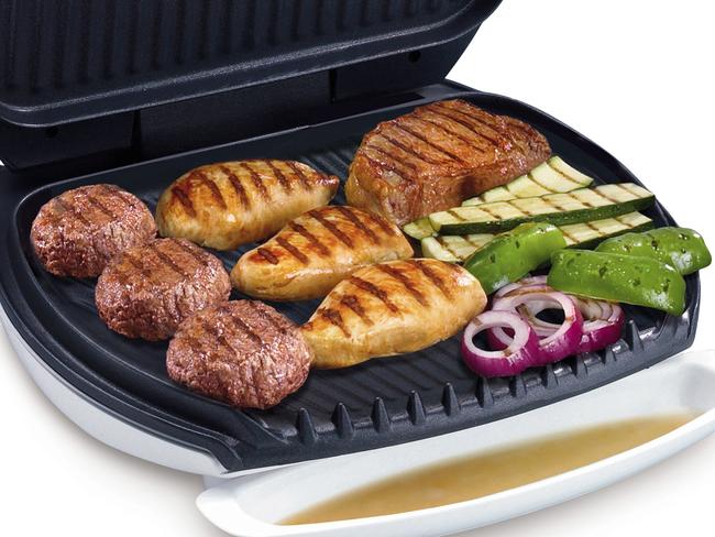 A George Foreman grill device.