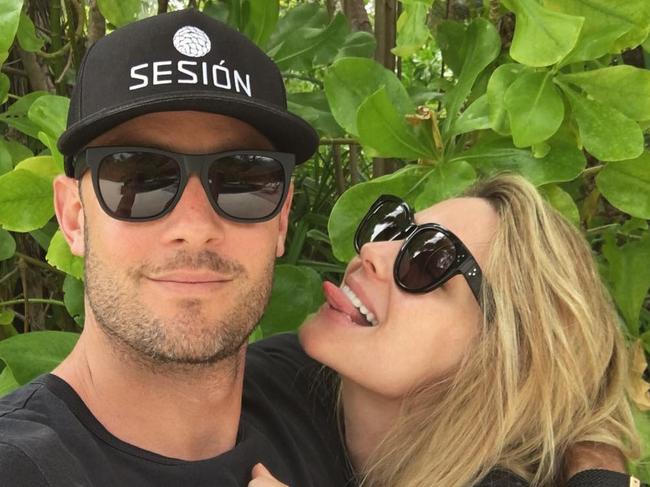 Jen Hawkins and husband Jake Wall