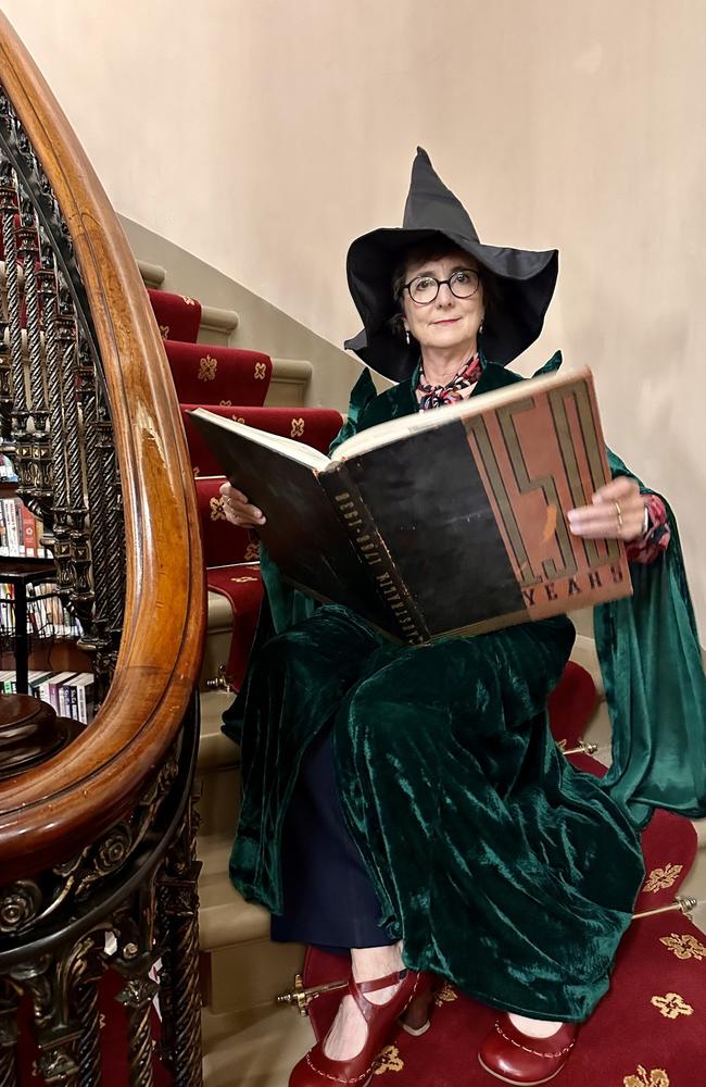 Western Victorian Region MP Jacinta Ermacora was looking spooky as Harry Potter's Professor Minerva McGonagall for book week. Picture: Supplied