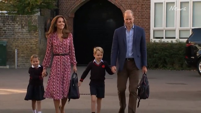 Princess Charlotte attends her first day at school