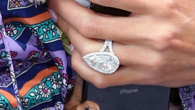 The $2M engagement ring that Paris Hilton lost. Picture: Getty Images