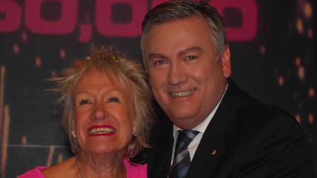 WHO WANTS TO BE A MILLIONAIRE. Gympie's Melissa Orrman with Who Wants to be a Millionaire host Eddie Maguire in 2015.Photo Contributed