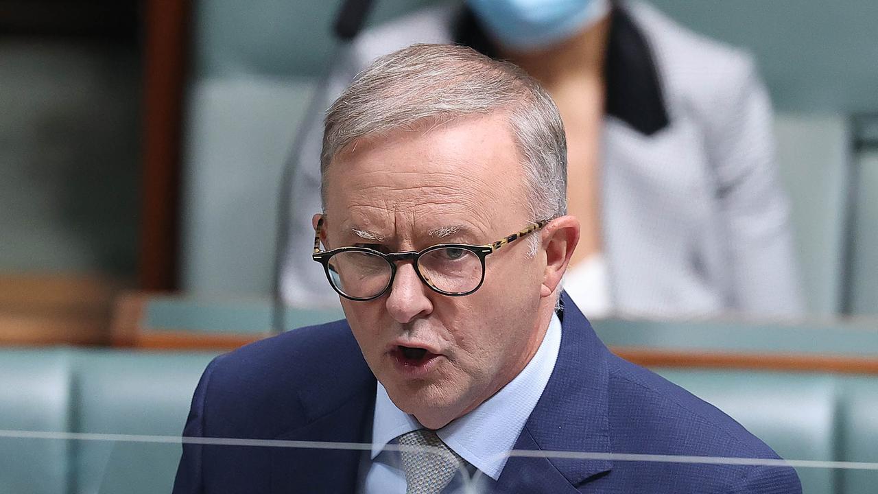 Anthony Albanese has slammed the Morrison government. Picture: NCA NewsWire/Gary Ramage