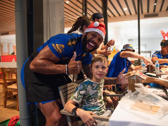 Addo-Carr at Ronald McDonald House. Credit: Supplied.