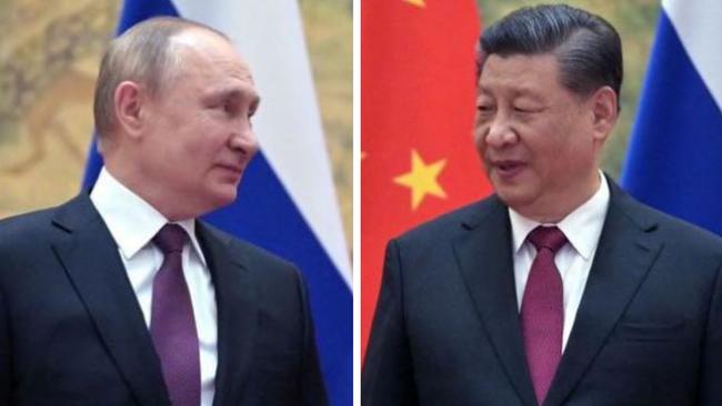 The world is watching Russian President Vladimir Putin and Chinese President Xi Jinping. Picture: Alexei Druzhinin / Sputnik / AFP