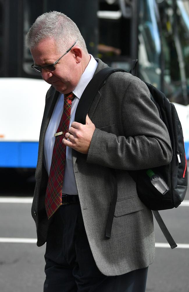 David Andrew Brogden leaves the Downing Centre Court in Sydney. Picture: NCA NewsWire/Joel Carrett