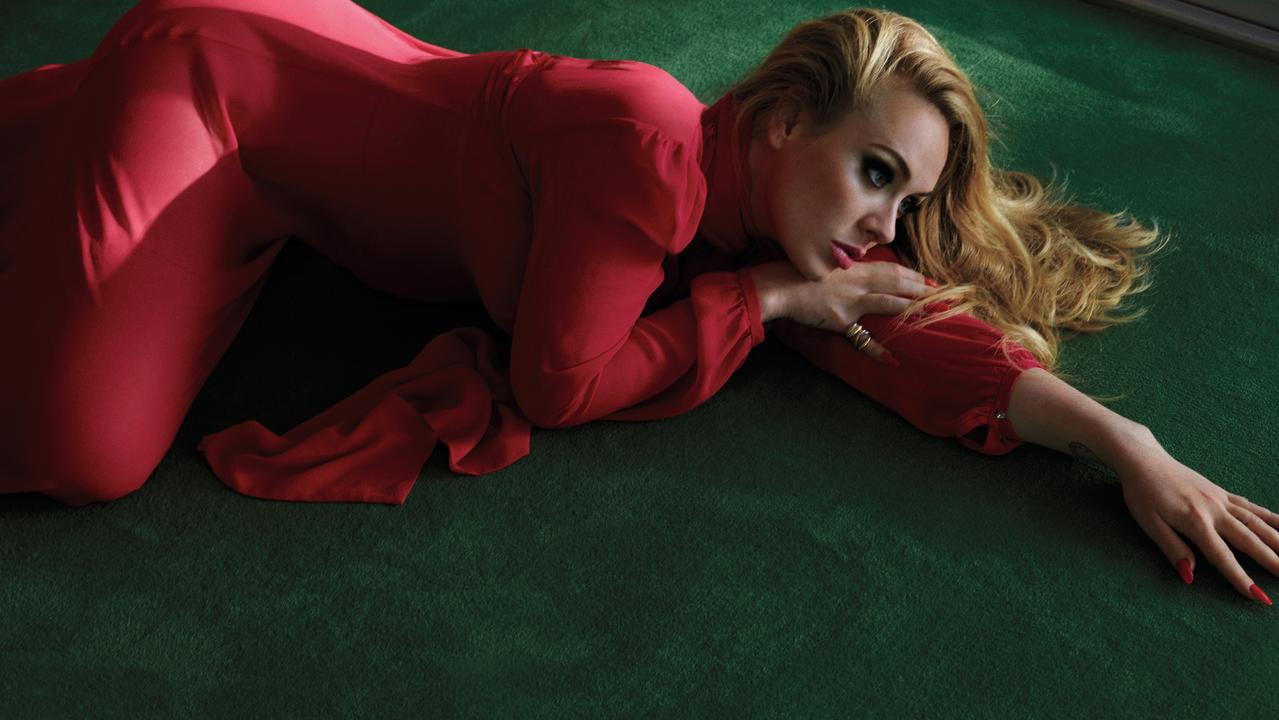 Adele said she was happier than ever. Picture: Elle UK/Mario Sorrenti/PA Wire/AAP