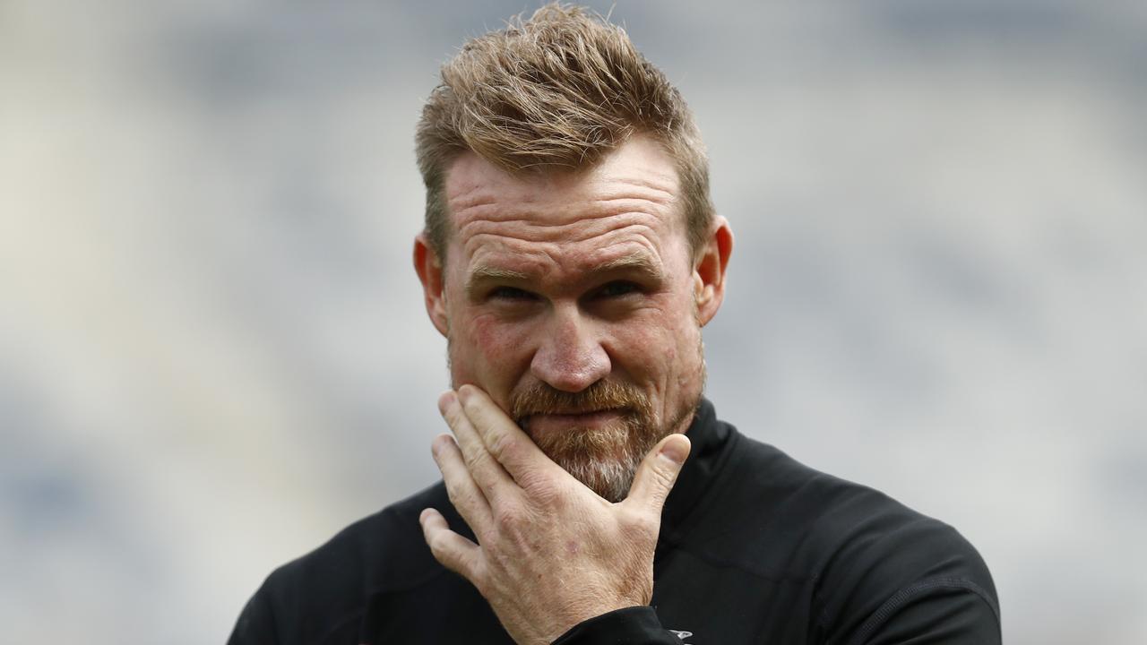 Nathan Buckley has addressed his coaching future. Picture: Darrian Traynor/Getty Images