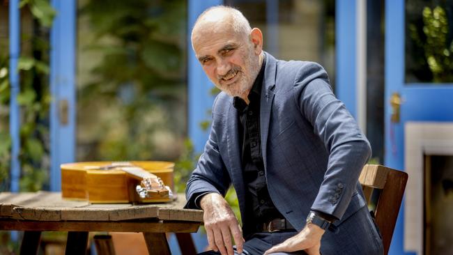 Australian singer-songwriter Paul Kelly at his home in St Kilda, Melbourne in December 2021. Picture: David Geraghty