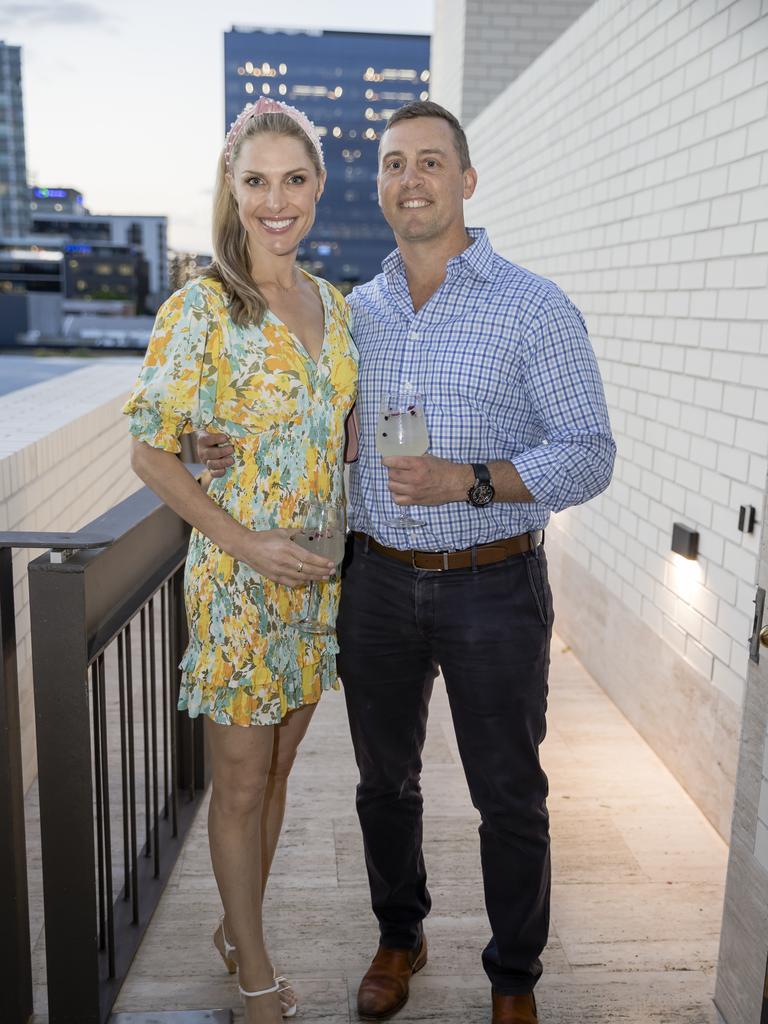 Jane and Tony Gollan at Brisbane's Summer of Racing Launch at The Calile Hotel on November 19, 2020. Socials: Damien Anthony Rossi Pictures: Jared Vethaak