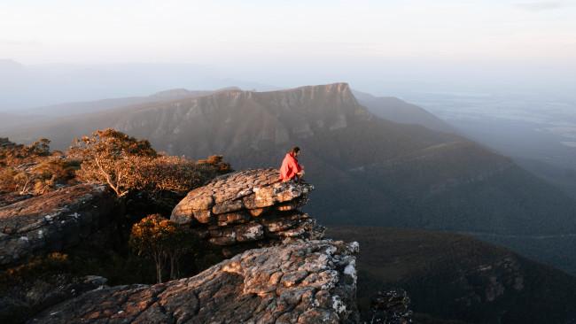 26/71The Grampians, Gariwerd - Victoria
260km west out of Melbourne lies the dramatic mountain ranges of the Grampians. With exquisite views, epic walks and an incredible array of Aboriginal rock art, a visit here is awe-inspiring. Picture: Visit Victoria / Ain Raadik Photography
