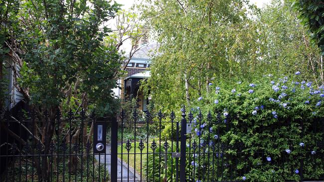 Exterior of the house in Williamstown belonging to former NAB employee Rosemary Rogers. Picture: Aaron Francis