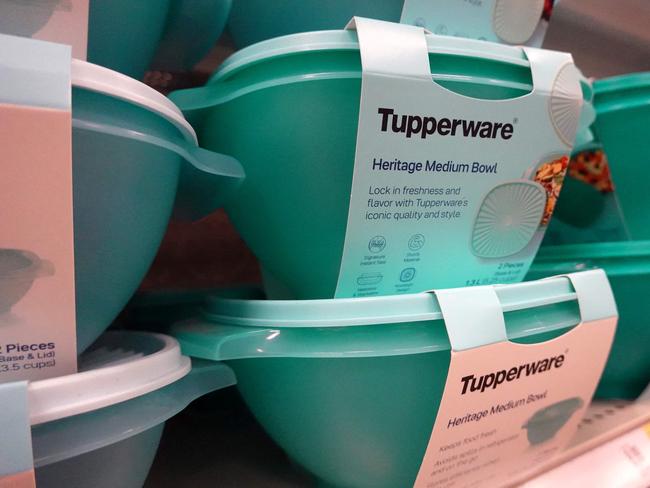 Tupperware has struggled to stay relevant to younger generations who did not grow up with the brand. Picture: AFP