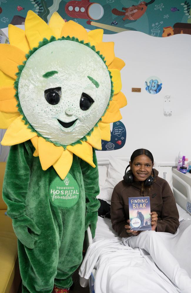 Ty-Harna Davidson at the Toowoomba Hospital Book Week day.