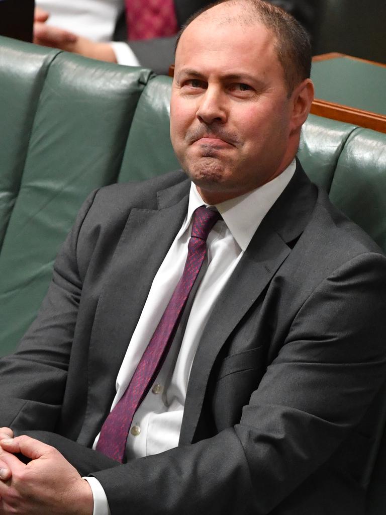 Treasurer Josh Frydenberg has blasted the Queensland Premier for keeping borders closed. Picture: Mick Tsikas/AAP