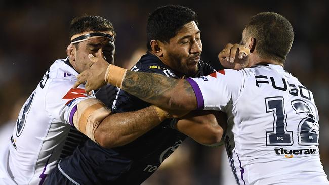 Jason Taumalolo leads the way for the Cowboys forwards. Picture: Getty Images